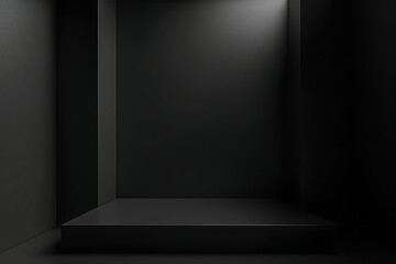Wall Mural - A black and grey background