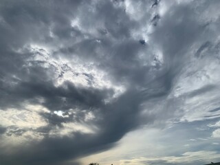 Wall Mural - time lapse of clouds