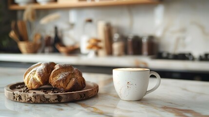 Sticker - Cappuccino in a ceramic cup