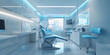 © Saifur - Futuristic Advanced medical technology Futuristic clinic hospital bed