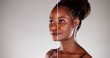 © Andrey Popov - Transformation of African American Woman's Face Through Microdermabrasion