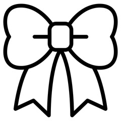 Canvas Print - bow ribbon icon