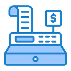 Canvas Print - Cash Register Icon