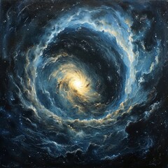 Wall Mural - Galactic Majesty: Celestial Quasar