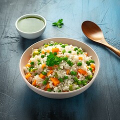 Delicious healthy vegetable basmati rice