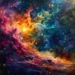 Wall Mural - Celestial Fusion