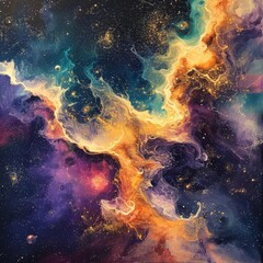 Wall Mural - Celestial Fusion