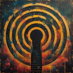 Wall Mural - Celestial Maze