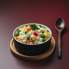 Wall Mural - Delicious healthy vegetable basmati rice