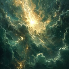 Wall Mural - Celestial Convergence