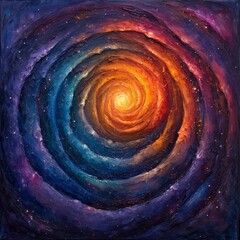 Wall Mural - Galactic Vortex of Energy