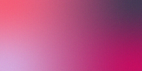 Poster - Dark blue purple grain texture gradient with glowing magenta pink. Soft color holographic blurred grainy gradient banner. vibrant backdrop banner poster wallpaper.