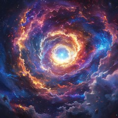 Wall Mural - Intergalactic Energy Surge