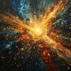 Wall Mural - Intergalactic Energy Surge