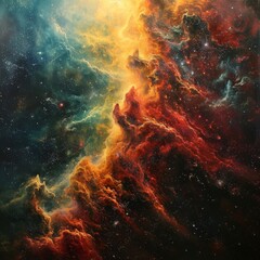 Wall Mural - Galactic Energy Spectacle