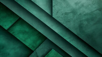Wall Mural - Abstract Green Geometric Background