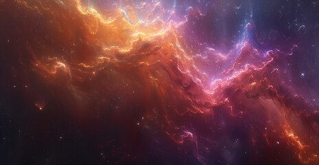 Wall Mural - colorful outer space nebula, space galaxy cloud nebula, stary night cosmos, universe science astrono