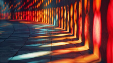 Abstract patterns of light and shadow dancing on a textured wall, creating a mesmerizing visual spectacle. Abstract Backgrounds Illustration, Minimalism,