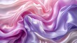 © DARIKA - Intertwining ribbons of lilac and pearl, exuding an aura of elegance and refinement. Abstract Backgrounds Illustration, Minimalism,