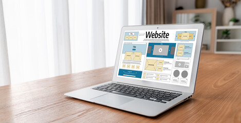Website design software provide snugly template for online retail business and e-commerce