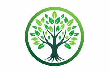 Wall Mural - Charity tree logo image