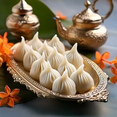 Indian sweet food modak laddu