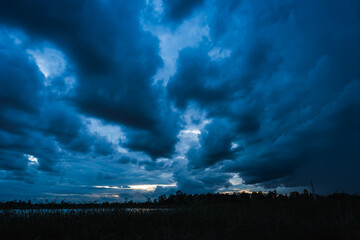 Wall Mural - Rain clouds