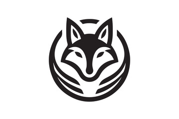 Canvas Print - wolf head vector