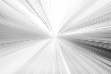 Abstract white background with blurred light rays, speed motion and gradient for design element, banner or poster