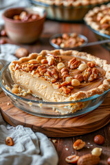 Canvas Print - Rich and creamy Peanut Butter Pie