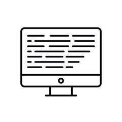 Coding vector icon
