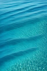 Wall Mural - Beautiful turquoise blue ocean water surface