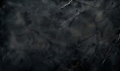 Wall Mural - black cement wall for background, concrete stone texture
