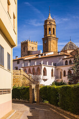 Wall Mural - View to the town of La Iglesuela del Cid