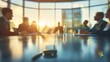 © Cheewynn - Ethical finance practices in a meeting, close up, focus on integrity, dynamic, Double exposure, boardroom backdrop