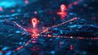 © Media Srock - A digital map displaying a location