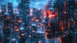 © Matcha_09 - Digital concept of artificial intelligence observing smart city developments and innovations