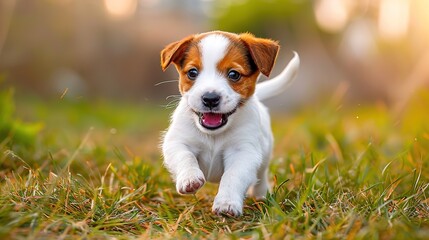 Wall Mural - jack russell terrier puppy