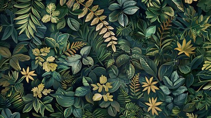 Natural pattern wallpaper