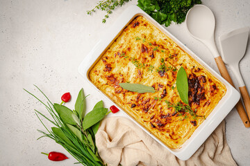 Poster - Traditional potato casserole