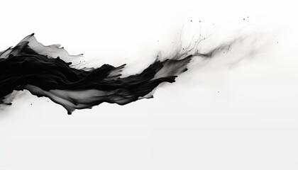 blank ink splash oriental