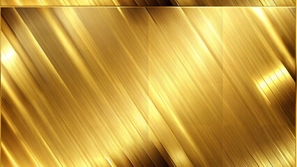 Wall Mural - Golden background. Abstract light gold metal gradient. Vector blurred illustration