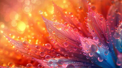 Wall Mural - color splash series. background design of fractal paint and rich texture on the subject of imaginati