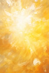 Wall Mural - Dynamic sun in vibrant abstract style. Concept of warmth, light, energy. Oil painting. Metaphorical associative card. Psychological abstract picture. Vertical