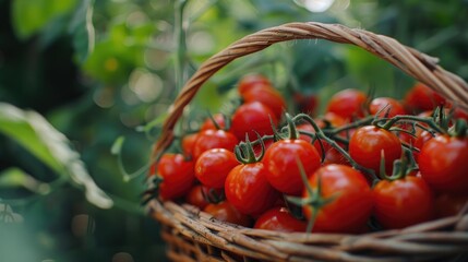 Sticker - Cherry tomato in a basket