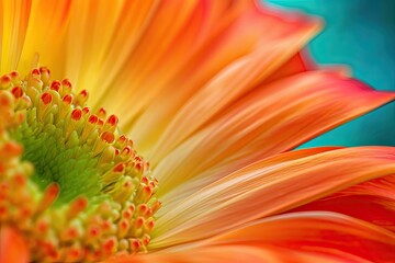 Poster - a flower with water droplets on it, Up-close moments capturing bursts of colors