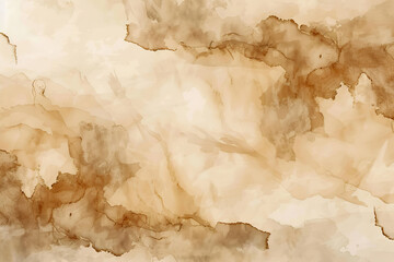 Wall Mural - A painting of a brown background with a few white lines