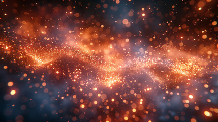 Wall Mural - fireworks at new year and copy space - abstract holiday background