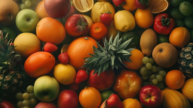 close up many fruit