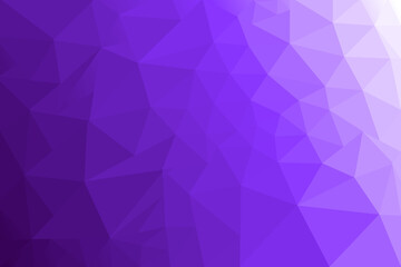 Wall Mural - Low Poly Gradient Background with Purple and Blue Shades for Tech and Creative Design Projects